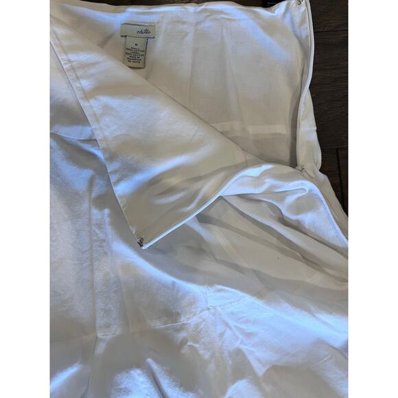 Charming Odille Anthropologie White Tiered Ruffle Skirt - Size 0 - Picture 6 of 8